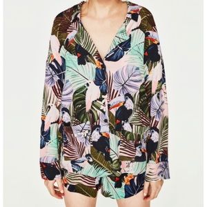 Zara tropical shirt